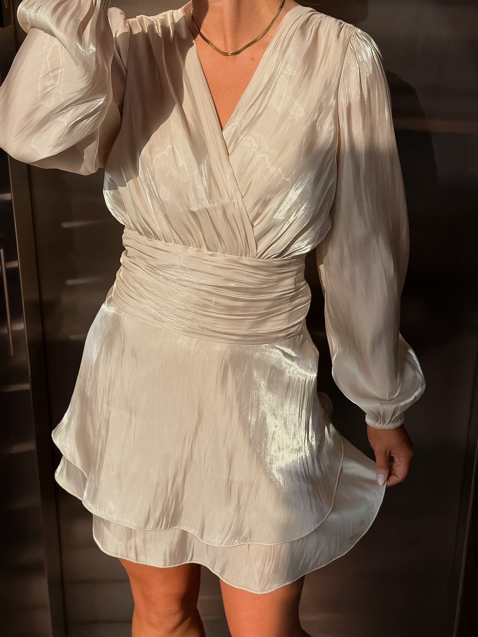 VMPOLLY Short Dress - Birch